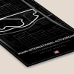Racebaan - Verenigde Staten - Formule 1 - Miami International Autodrome - Circuit - Zwart fotolijst zwart zonder passe partout klein -zsfeer6