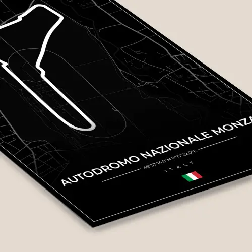 Racing - F1 - Circuit - Italië - Autodromo Nazionale Monza - Zwart fotolijst zwart zonder passe partout klein -zsfeer6
