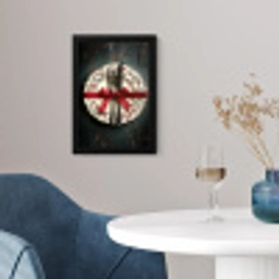 Rood - Strik - Bestek fotolijst zwart zonder passe partout klein -sfeer4