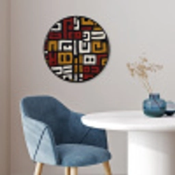 Abstract - Patroon - Rood Fotolijst rond zonder passe partout klein -sfeer2