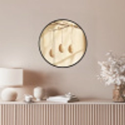 Beige - Paastak - Eieren Fotolijst rond zonder passe partout klein -sfeer3