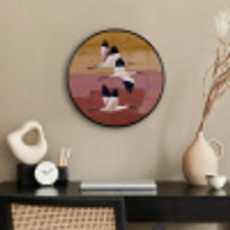 Vogels - Snavel - Abstract Fotolijst rond zonder passe partout klein -sfeer1