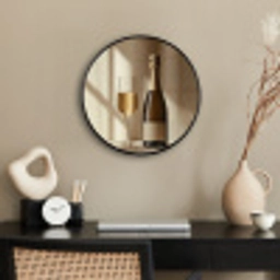 Champagne - Beige - Schaduw - Bubbels Fotolijst rond zonder passe partout klein -sfeer1