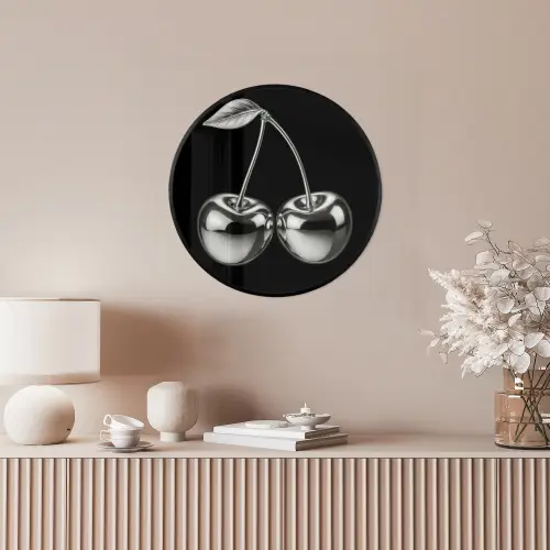Kers - Luxueus - Metallic Fotolijst rond zonder passe partout klein -sfeer3