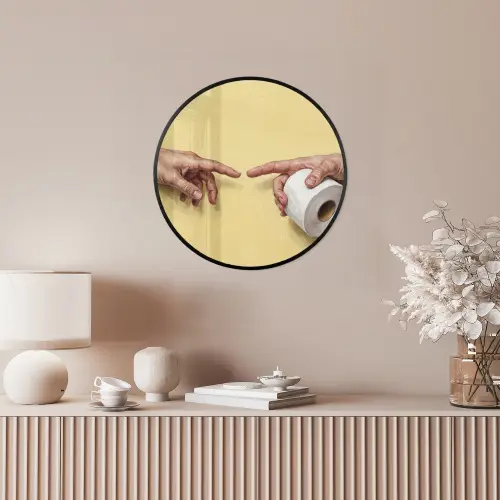 Klassiek - Kunst - Humor Fotolijst rond zonder passe partout klein -sfeer3