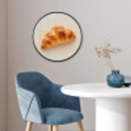 Croissant - Brood - Beige Fotolijst rond zonder passe partout klein -sfeer2