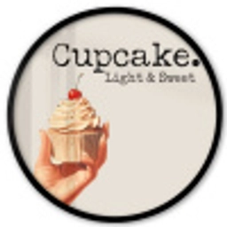 Cupcake - Zoet - Kers Fotolijst rond zonder passe partout klein -3d