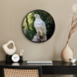 Arend - Hout - Wit - Planten Fotolijst rond zonder passe partout klein -sfeer1
