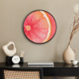 Grapefruit - Roze - Levendig Fotolijst rond zonder passe partout klein -sfeer1