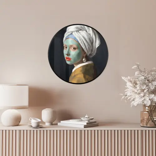 Iconisch - Modern - Kleurrijk Fotolijst rond zonder passe partout klein -sfeer3