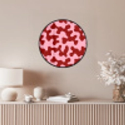 Modern - Abstract - Rood Fotolijst rond zonder passe partout klein 856 -sfeer3