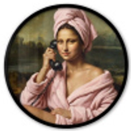 Mona - Klassiek - Roze Fotolijst rond zonder passe partout klein -3d
