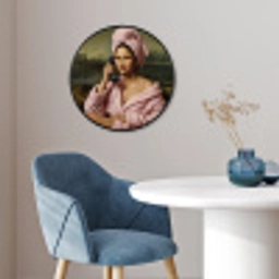 Mona - Klassiek - Roze Fotolijst rond zonder passe partout klein -sfeer2