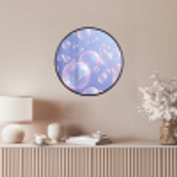 Pastel - Bubbels - Dromerig Fotolijst rond zonder passe partout klein -sfeer3