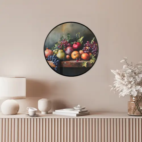 Rustiek - Stilleven - Fruit Fotolijst rond zonder passe partout klein -sfeer3