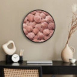 Schelpen - Patroon - Roze Fotolijst rond zonder passe partout klein -sfeer1