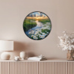 Beekje - Landschap - Margriet Fotolijst rond zonder passe partout klein -sfeer3