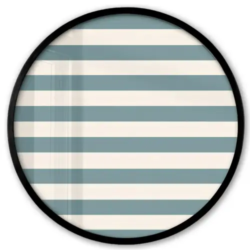 Strepen - Modern - Blauw Fotolijst rond zonder passe partout klein 856 -3d