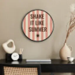 Zomer - Quote - Strepen Fotolijst rond zonder passe partout klein -sfeer1