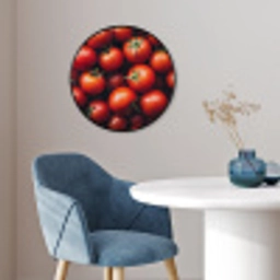 Groente - Rood - Tomaten Fotolijst rond zonder passe partout klein -sfeer2