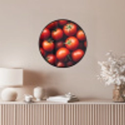 Groente - Rood - Tomaten Fotolijst rond zonder passe partout klein -sfeer3