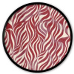 Golvende vormen - Abstract - Rood Fotolijst rond zonder passe partout klein -3d