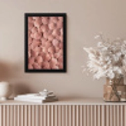 Schelpen - Patroon - Roze fotolijst zwart zonder passe partout klein -sfeer5