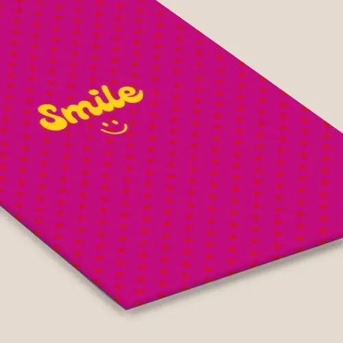 Smile - Stippen - Roze fotolijst zwart zonder passe partout klein -zsfeer6