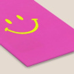 Smiley - Vrolijk - Roze fotolijst zwart zonder passe partout klein -zsfeer6