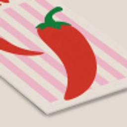 Pittig - Pepers - Rood fotolijst zwart zonder passe partout klein -zsfeer6