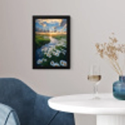 Beekje - Landschap - Margriet fotolijst zwart zonder passe partout klein -sfeer4