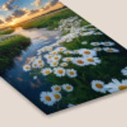 Beekje - Landschap - Margriet fotolijst zwart zonder passe partout klein -zsfeer6