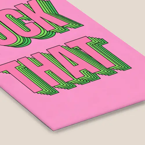 Tekst - Bold - Roze fotolijst zwart zonder passe partout klein -zsfeer6