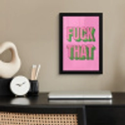 Tekst - Bold - Roze fotolijst zwart zonder passe partout klein -sfeer1