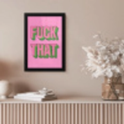 Tekst - Bold - Roze fotolijst zwart zonder passe partout klein -sfeer5