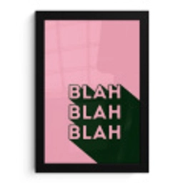Tekst - Grafisch - Groen - Schaduw fotolijst zwart zonder passe partout klein -3d