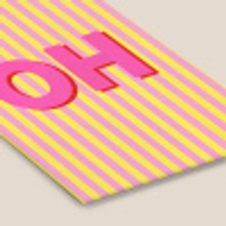 Tekst - Strepen - Roze fotolijst zwart zonder passe partout klein -zsfeer6