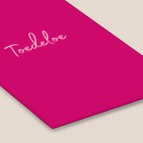 Toedeloe - Roze fotolijst zwart zonder passe partout klein -zsfeer6