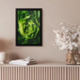 Groente - Sla - Groen fotolijst zwart zonder passe partout klein -sfeer5
