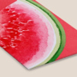Watermeloen - Rood - Zomers fotolijst zwart zonder passe partout klein -zsfeer6