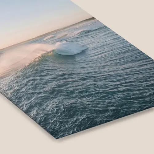 Golf - Zee - Water fotolijst zwart zonder passe partout klein -zsfeer6