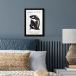 Vrouw - Abstract - Zwart - Henri Matisse fotolijst zwart zonder passe partout klein -sfeer3