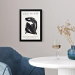 Vrouw - Abstract - Zwart - Henri Matisse fotolijst zwart zonder passe partout klein -sfeer4