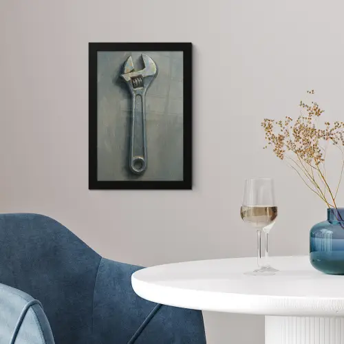 Moersleutel - Gereedschap - Verf fotolijst zwart zonder passe partout klein -sfeer4