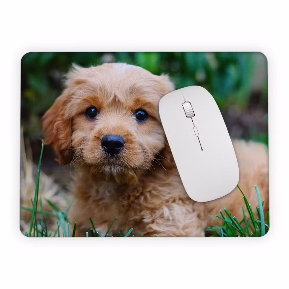 Mouse mat with photo