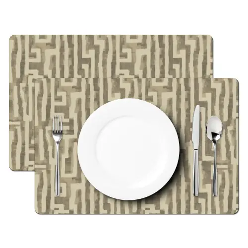 Abstract - Geometrisch - Groen Placemat vinyl groot 368 -zzsfeer2_Kitchenyeah-website