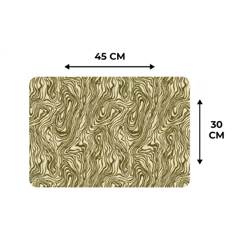 Abstract - Marmer - Groen Placemat vinyl groot 368 -specs