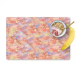 Abstract - Multi - Kleur - Verf Placemat vinyl groot 368 -zzzproduct_Kitchenyeah-website