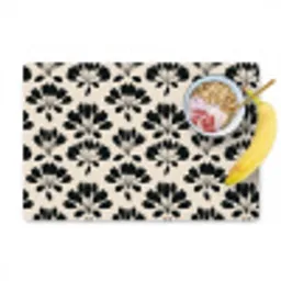 Abstract - Patroon - Zwart Placemat vinyl groot 368 -zzzproduct_Kitchenyeah-website