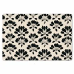 Abstract - Patroon - Zwart Placemat vinyl groot 368 -zzsfeer1_Kitchenyeah-website